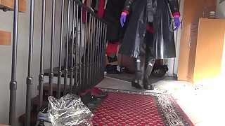 Brokenbitch in ridingmac and waders