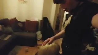 Kitty Kat gets her Big Girlie Flannel Scked overwrought a Crossdresser